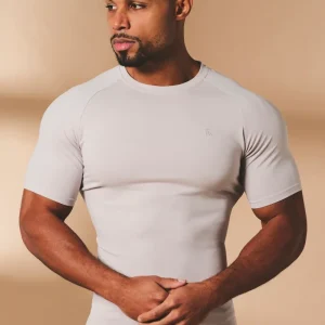 Muscle Fit T-Shirt in Soft Grey